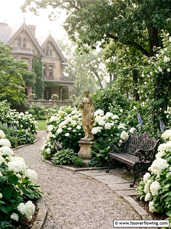 Victorian garden hydrangea style - 25 garden ideas with hydrangeas