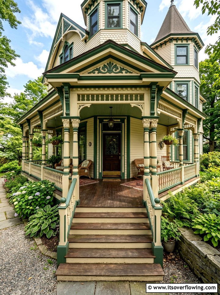 Victorian porch ceiling - 25 front porch ideas with beadboard ceiling