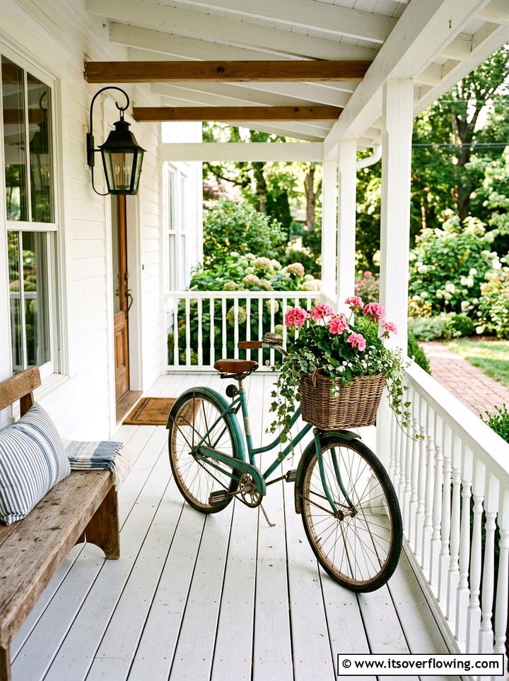 Vintage Bicycle Decor - 25 reusing old things ideas for porch
