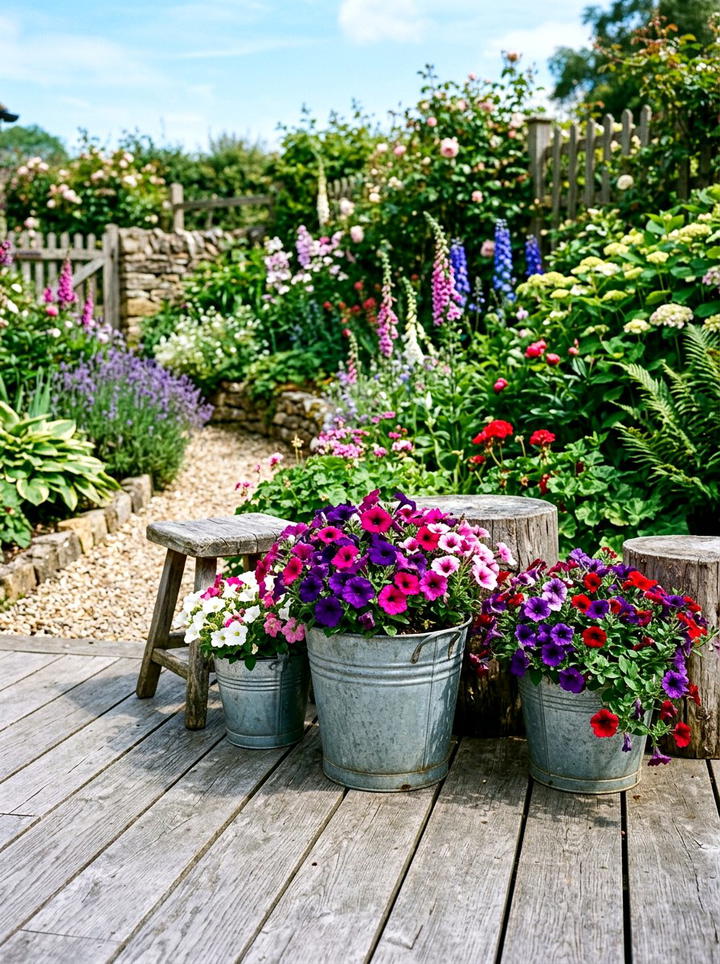 Vintage Bicycle Planter - 25 backyard decorating ideas with antique finds