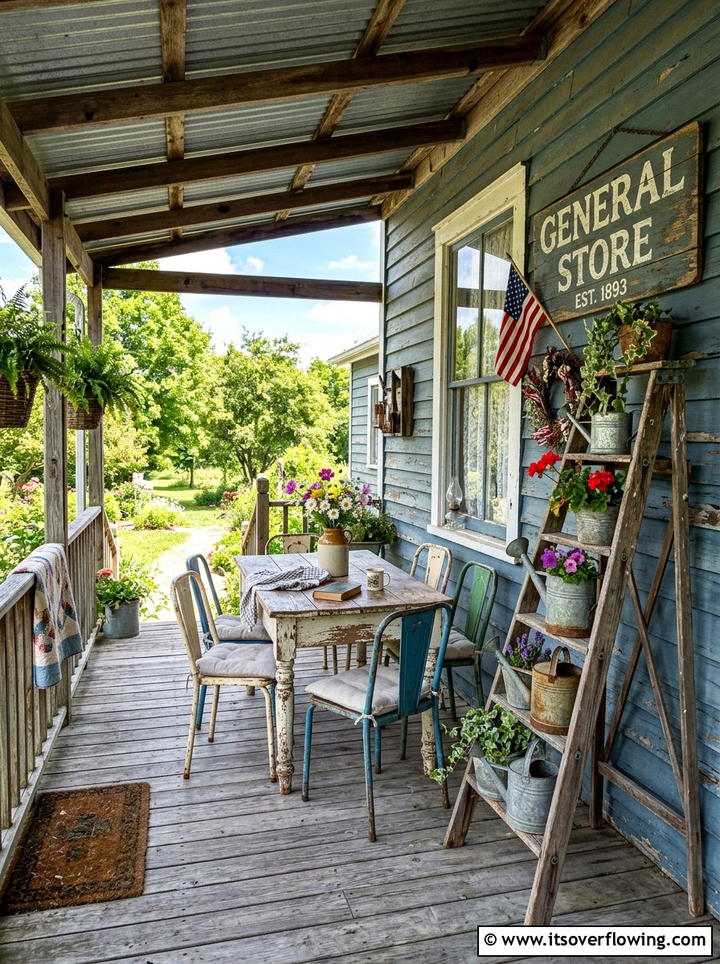 Vintage Rustic Porch - 25 front porch ideas with rustic style
