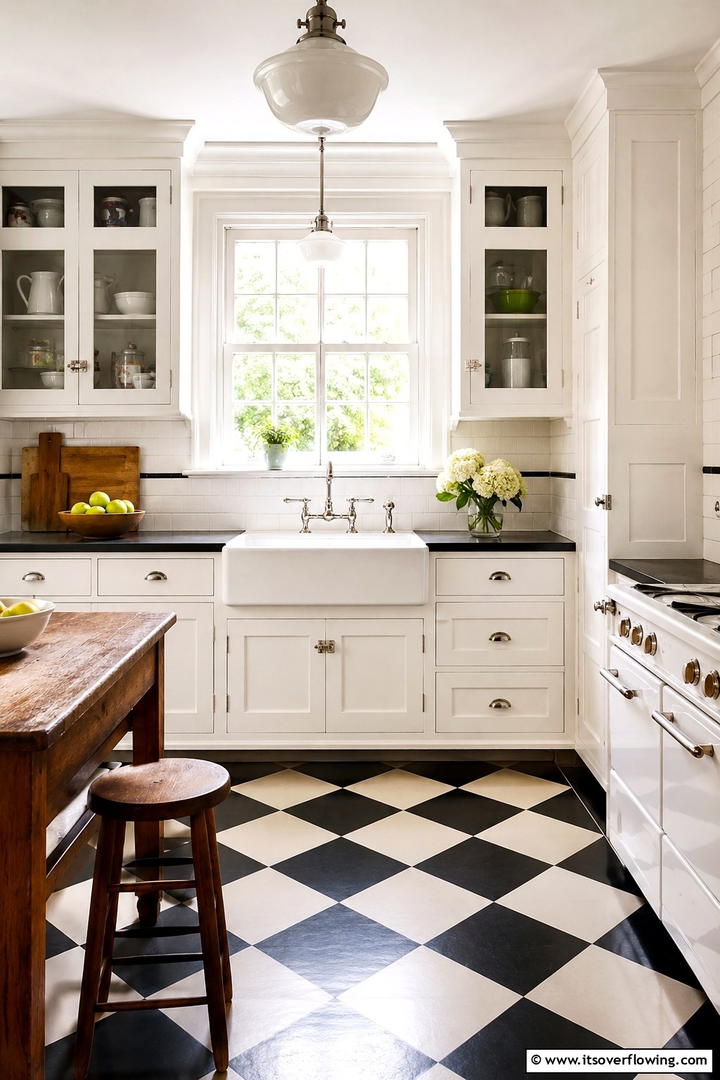 Vintage White Kitchen Charm - 30 Small White Kitchen Ideas for Bright, Airy Spaces