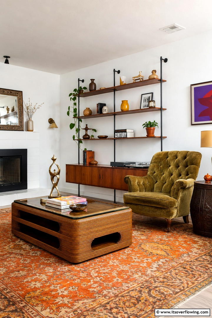 Vintage and Antique Finds - 25 Eclectic Living Room Ideas for a Unique and Vibrant Space