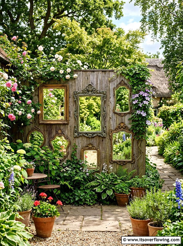 Vintage bathtub flower bed - 25 recycled garden ideas with old furniture