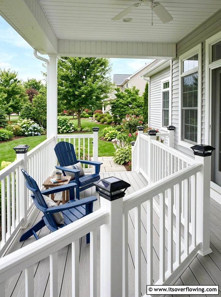 Vinyl Porch Railing - 25 front porch ideas for rainy climates