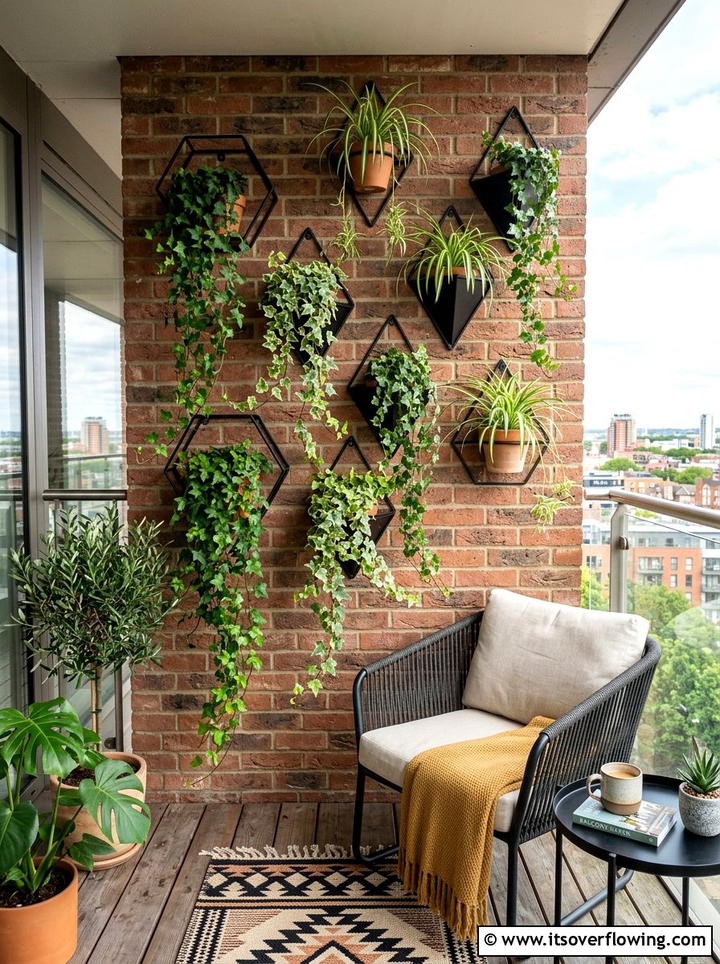 Wall Hanging Planter - 25 small garden ideas for urban homes