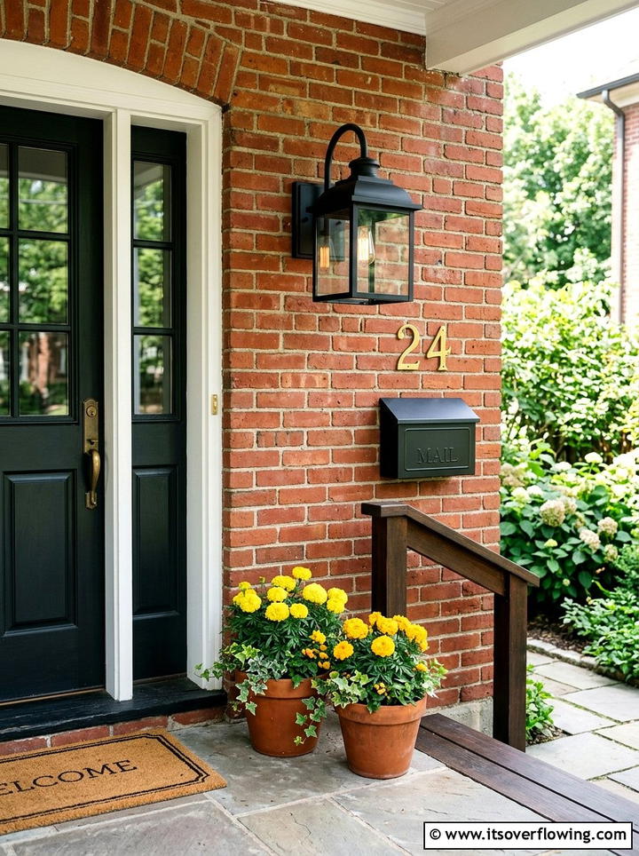 Wall Mounted Outdoor Lantern - 25 front porch ideas with lanterns