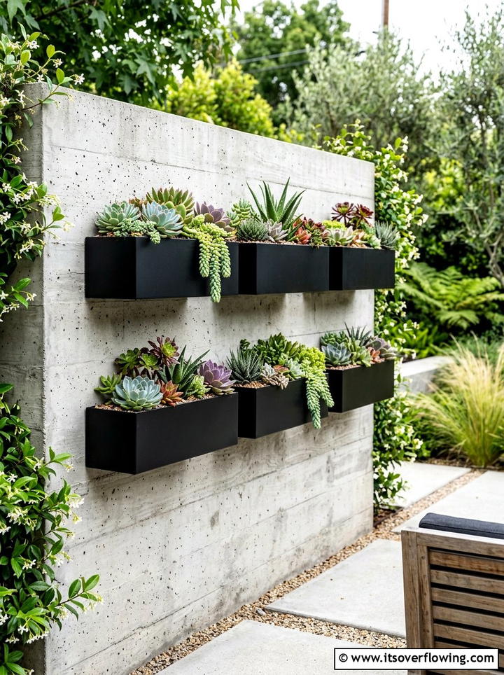 Wall Mounted Planter - 25 small garden ideas for backyard