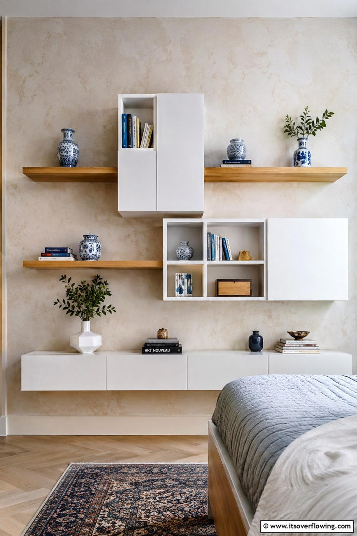 Wall Mounted Storage Wonders - 30 Small Guest Room Ideas for Cozy, Welcoming Spaces