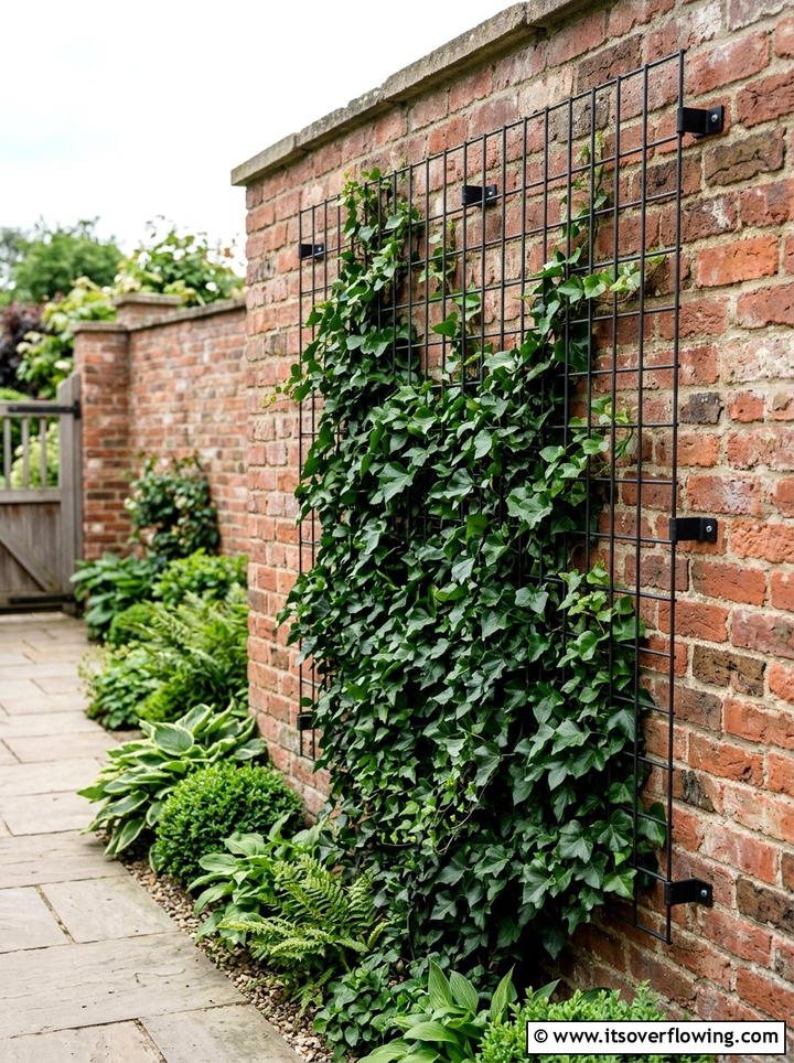 Wall Mounted Trellis For Ivy - 25 small garden ideas with trellis