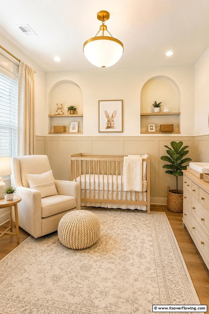 Warm Buttercream - 30 Soothing Nursery Color Ideas for a Calming Atmosphere