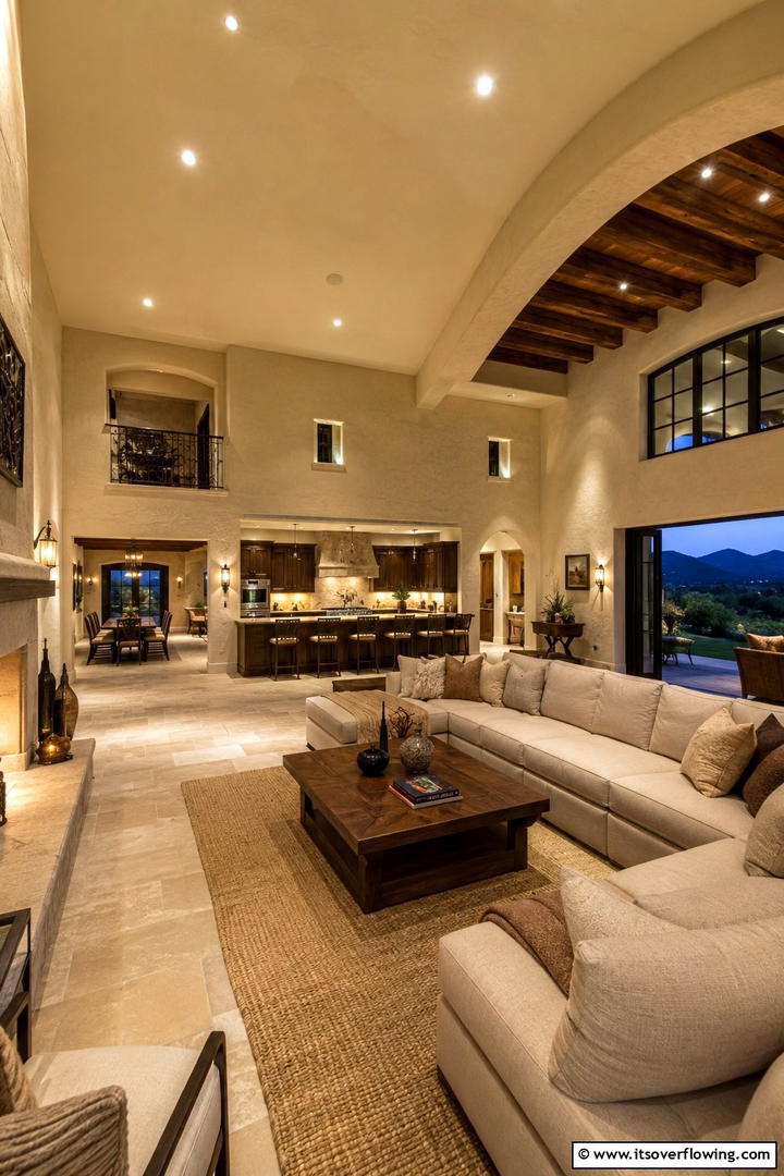 Warm Lighting and Ambience - 30 Rustic Interior Design Ideas for Cozy Living Spaces