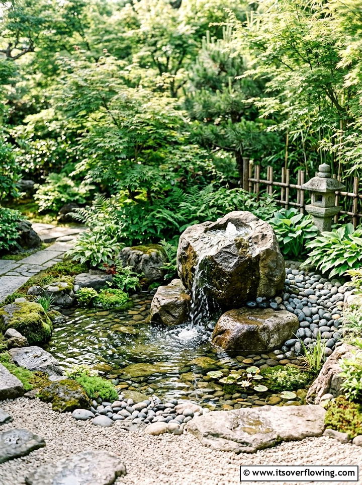 Water Feature - 25 backyard ideas for winter ambiance