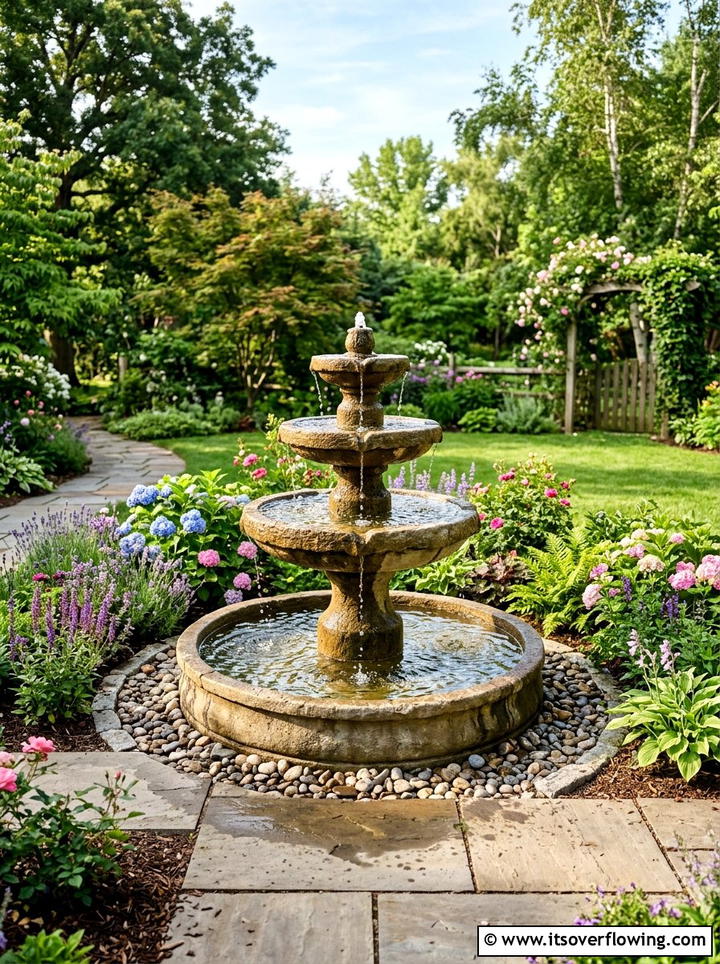 Water Feature Fountain - 25 backyard ideas for entertaining