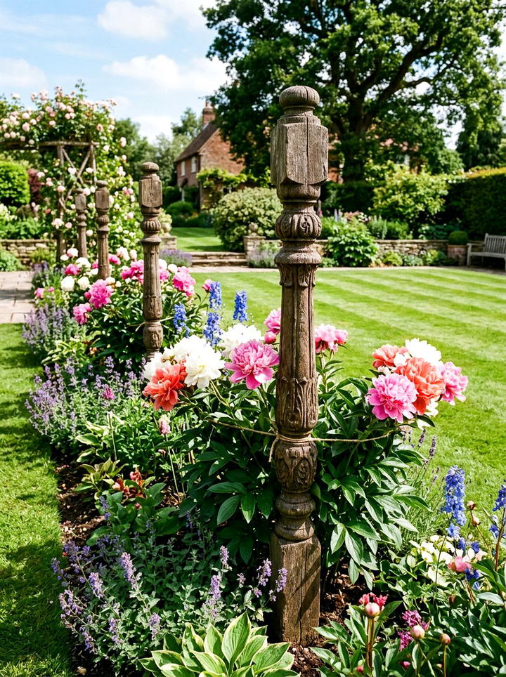 Weathered Stone Birdbath - 25 backyard decorating ideas with antique finds