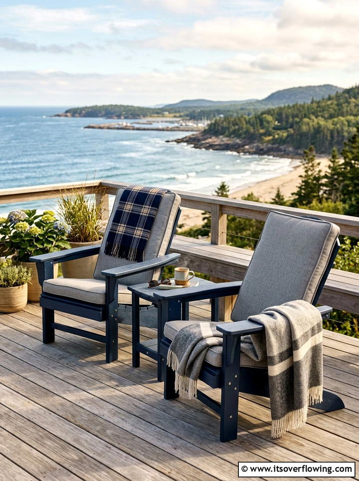 Weatherproof Seating - 25 backyard ideas for winter ambiance