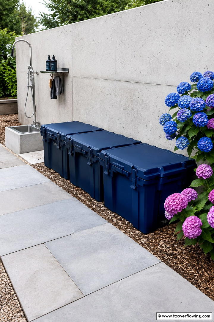Weatherproof Storage Bins - 30 Practical Outdoor Storage Ideas for a Tidy Yard