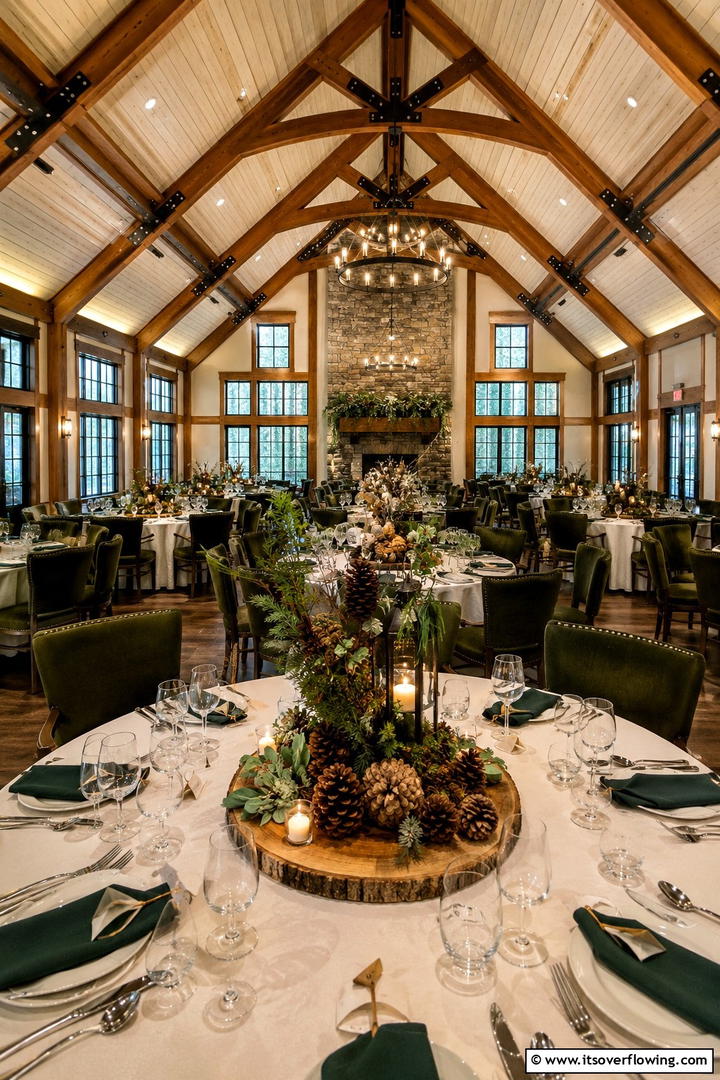 Whimsical Pinecone Arrangements - 30 Rustic Wedding Centerpieces for a Charming Celebration