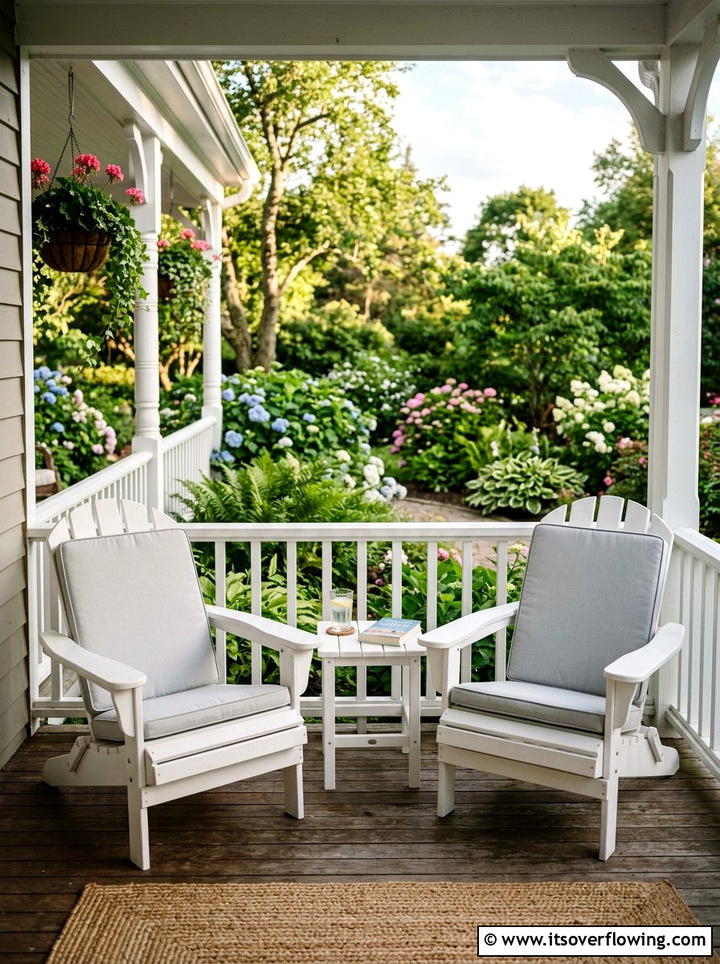 White Porch Furniture - 25 front porch ideas for north facing porch