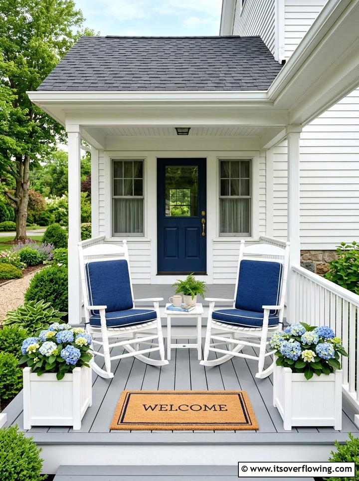 White Rocking Chair Porch - 25 front porch decor ideas with rocking chairs