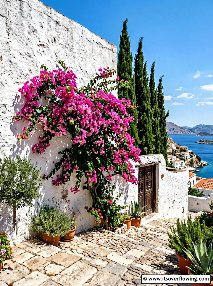 White Stucco Wall - 25 backyard ideas with mediterranean style