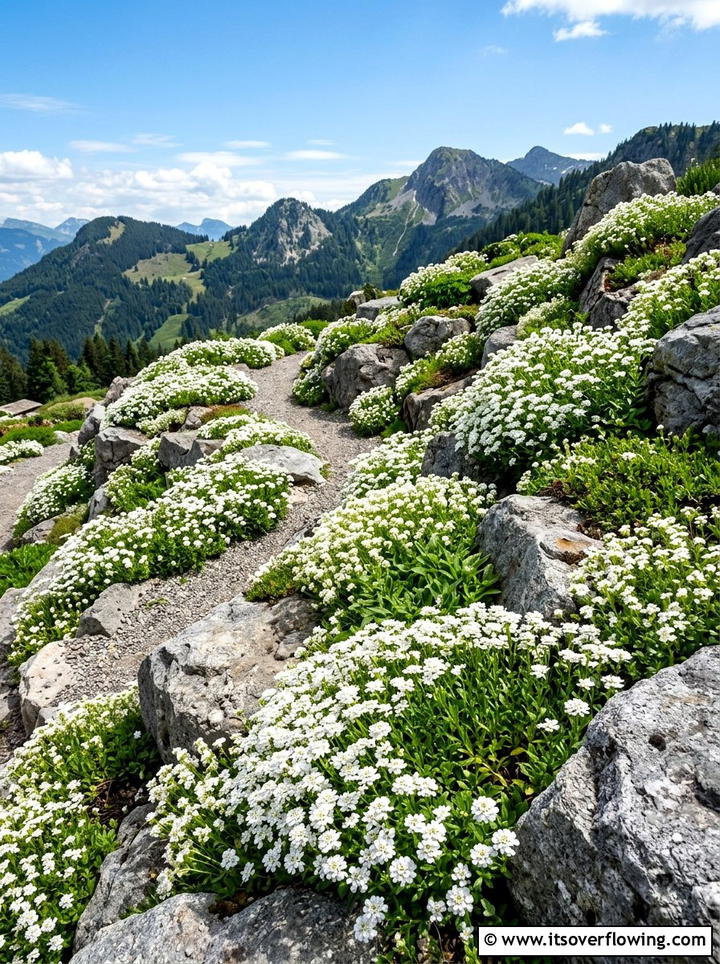 White flower rock garden - 25 creative garden ideas with white flower gardens