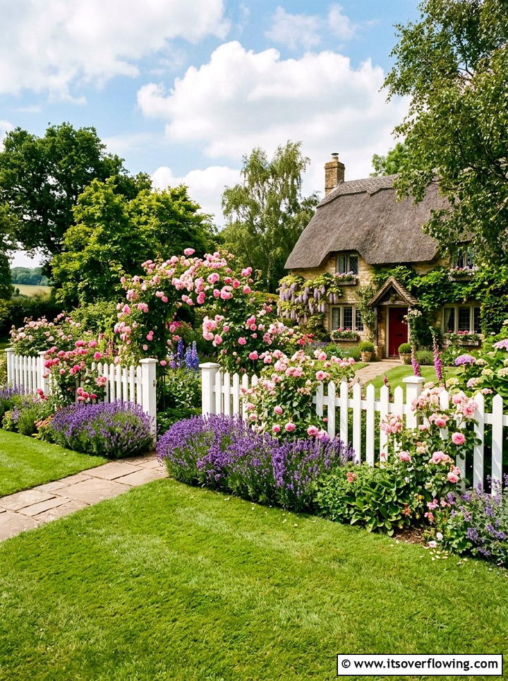 White picket fence - 25 backyard ideas with fence