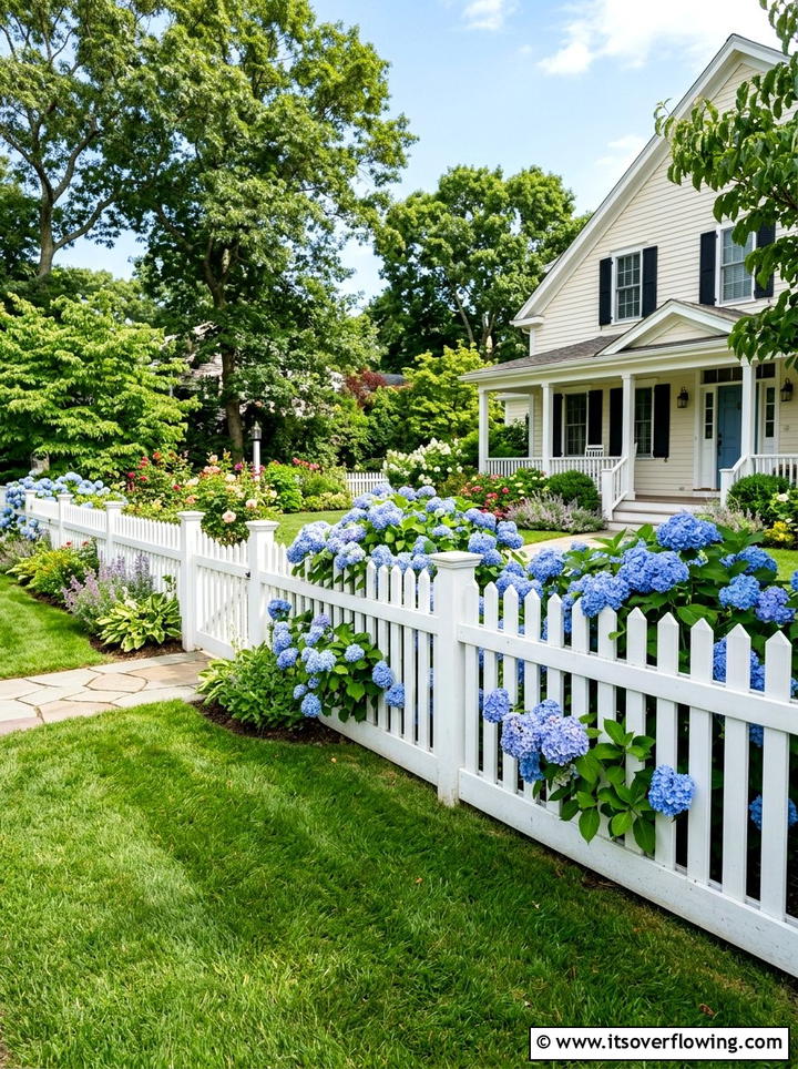 White picket fence - 25 garden ideas for traditional homes
