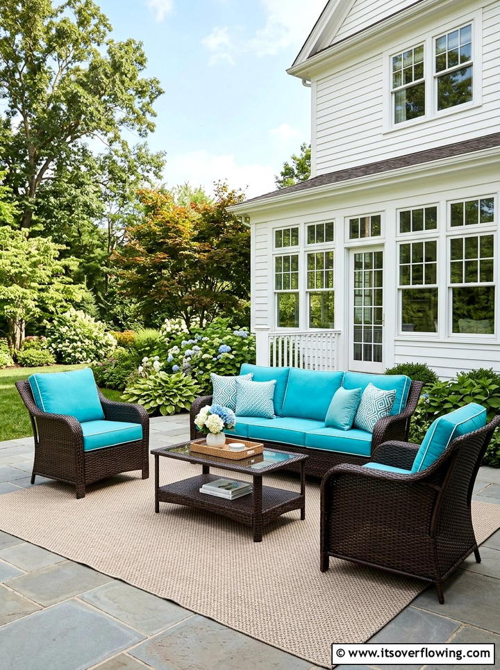 Wicker Porch Furniture Set - 25 front porch ideas for large porches