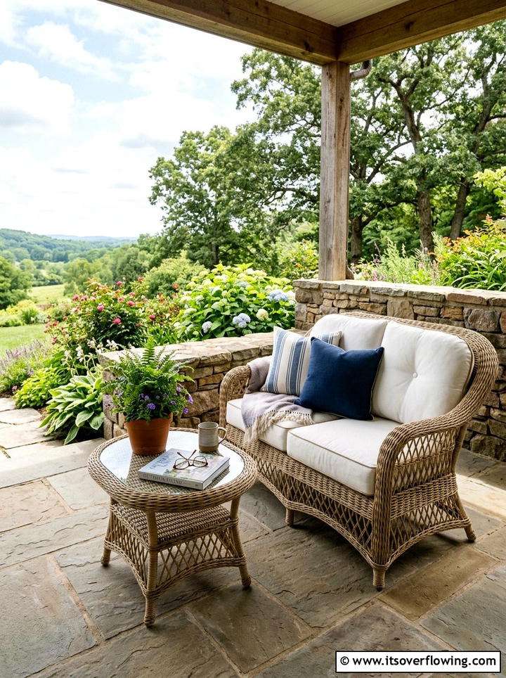 Wicker Porch Furniture - 25 front porch decor ideas for spring