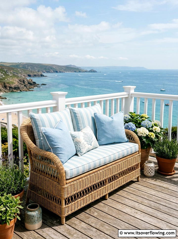 Wicker Storage Bench With Cushions - 25 front porch ideas with storage bench