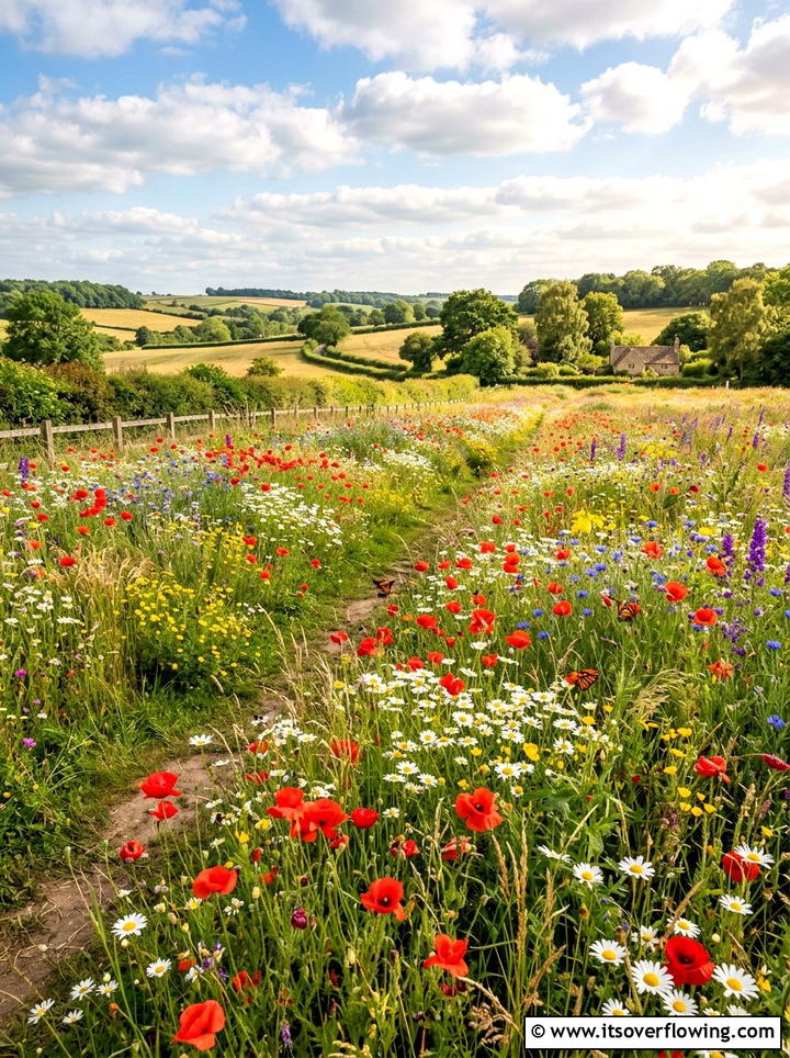 Wildflower Garden - 25 backyard ideas on a budget