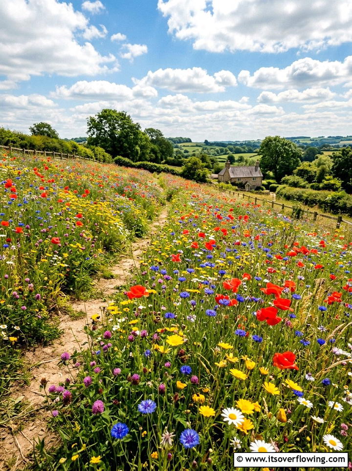 Wildflower Hillside - 25 garden ideas for uneven ground