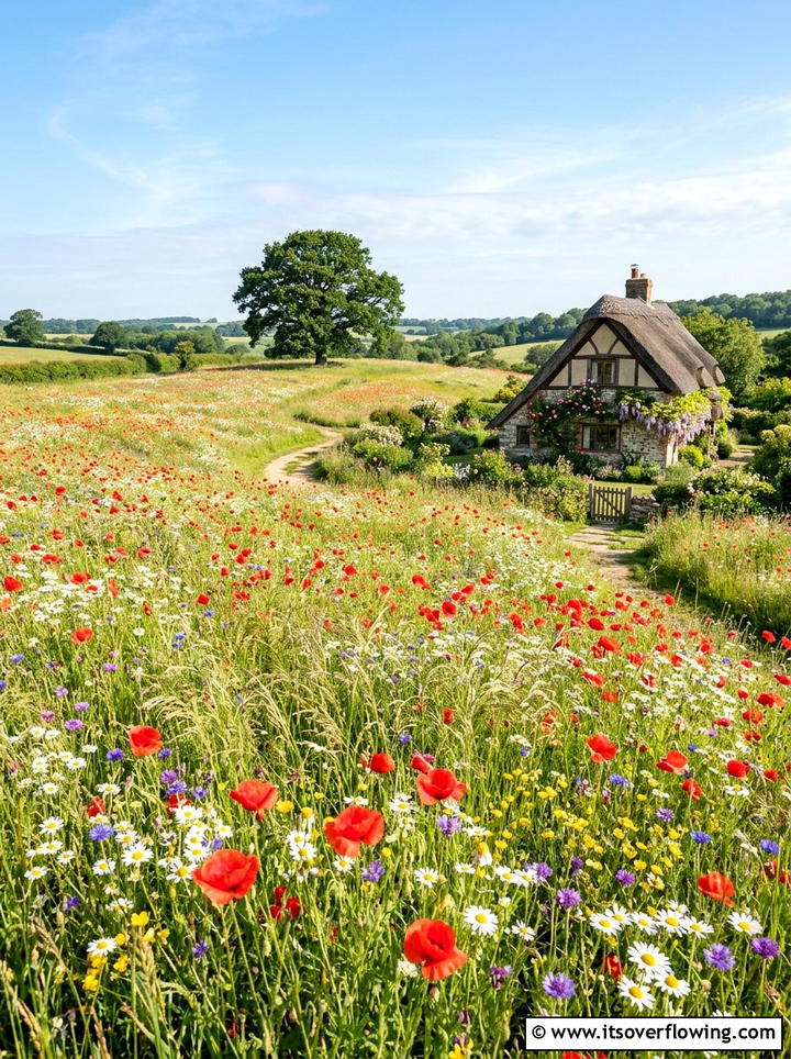 Wildflower Meadow - 25 creative garden ideas with sustainable landscaping