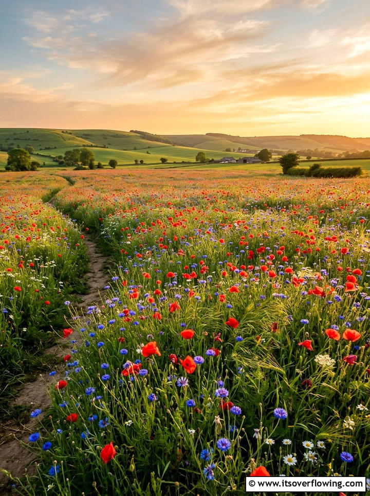Wildflower Meadow - 25 garden design ideas for beginners
