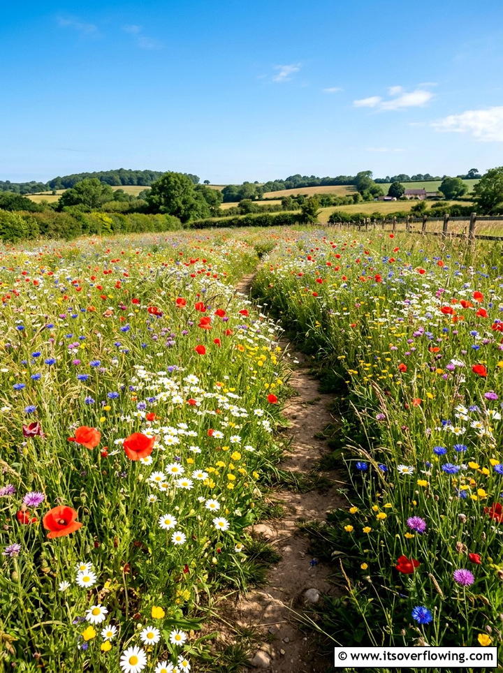 Wildflower Meadow - 25 garden ideas for bees