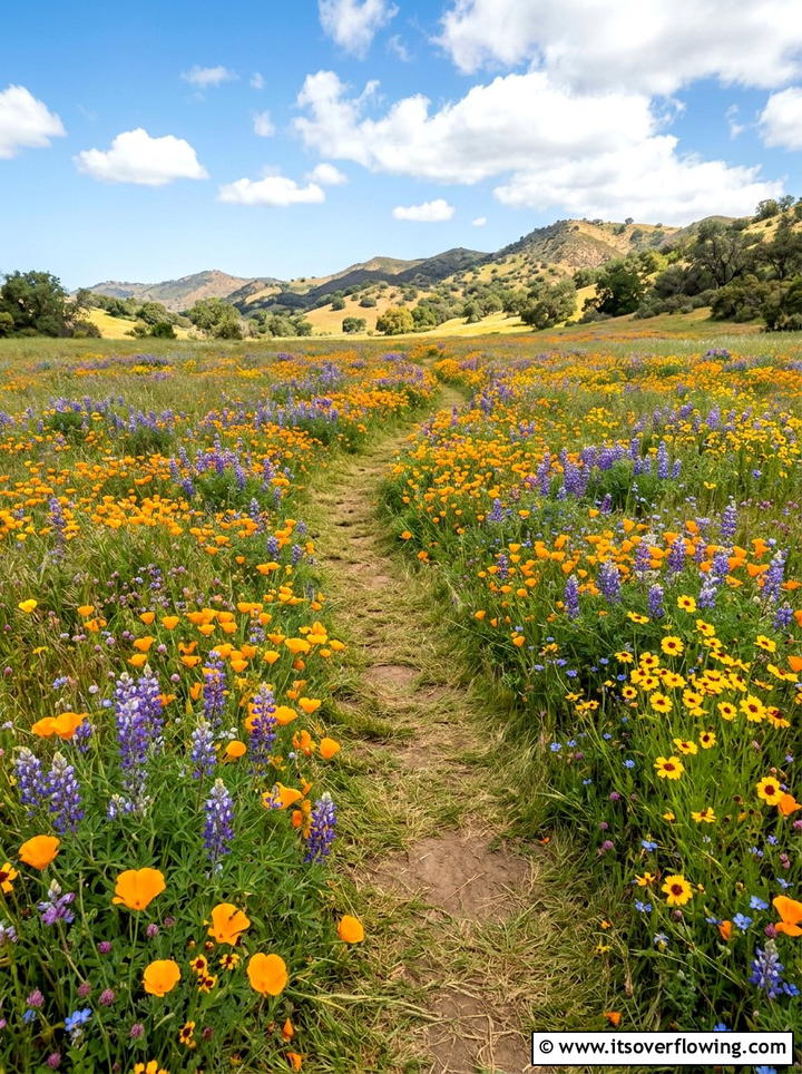 Wildflower Meadow - 25 backyard ideas with drought tolerant plants
