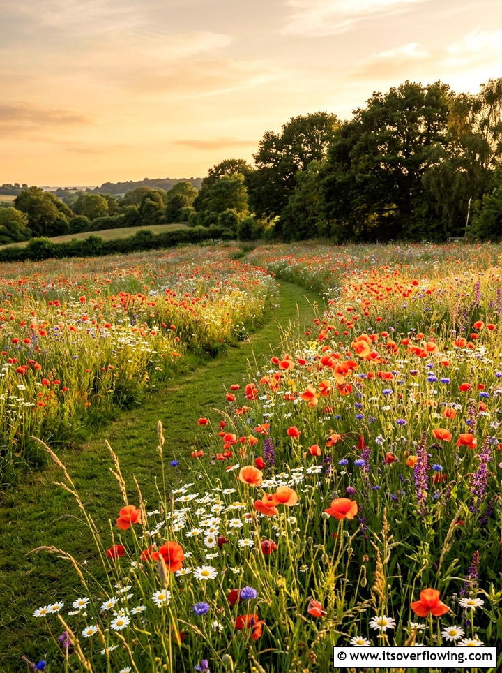 Wildflower Meadow - 25 creative garden ideas for large yards