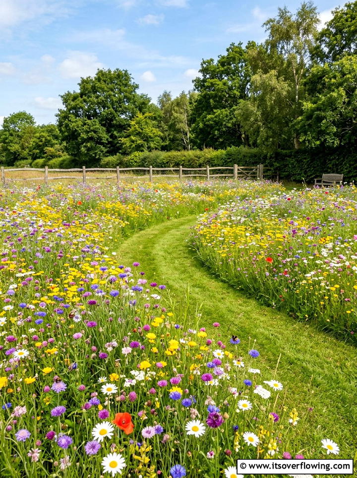 Wildflower Meadow Backyard - 25 garden ideas for suburban homes