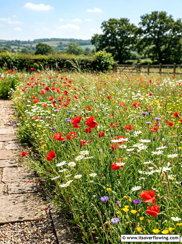 Wildflower Meadow Border - 25 garden ideas for boho style