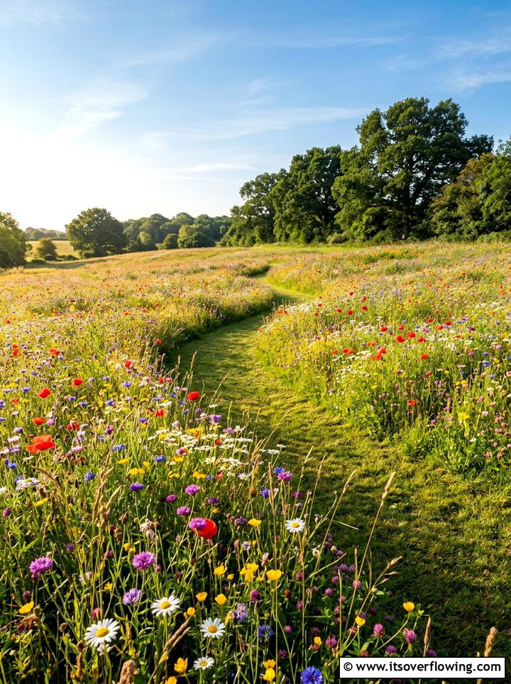 Wildflower Meadow For Play - 25 garden design ideas for play areas