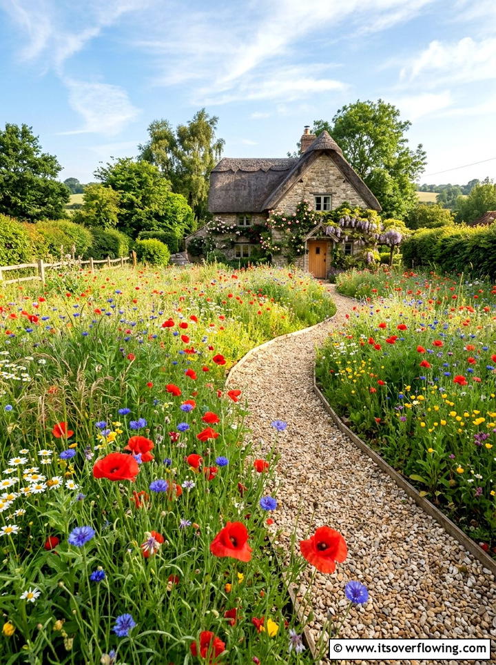 Wildflower Meadow Front Yard - 25 small garden ideas for front yard