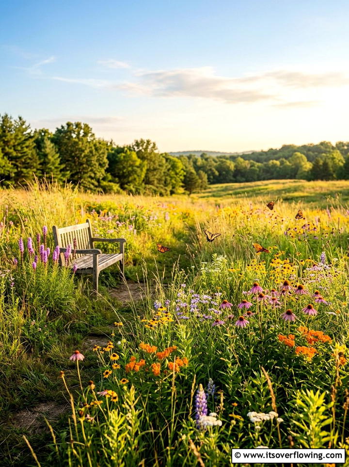 Wildflower Meadow Landscape - 25 creative garden ideas with tea gardens