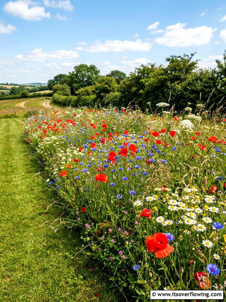 Wildflower Meadow Patch - 25 garden ideas with low cost materials