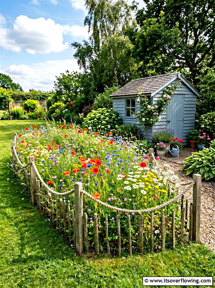 Wildflower Patch - 25 cheap garden ideas for small spaces