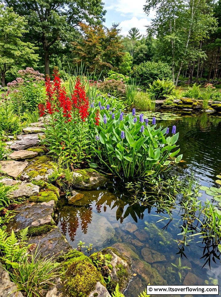 Wildflower Pond Edge - 25 garden ideas with wildflowers