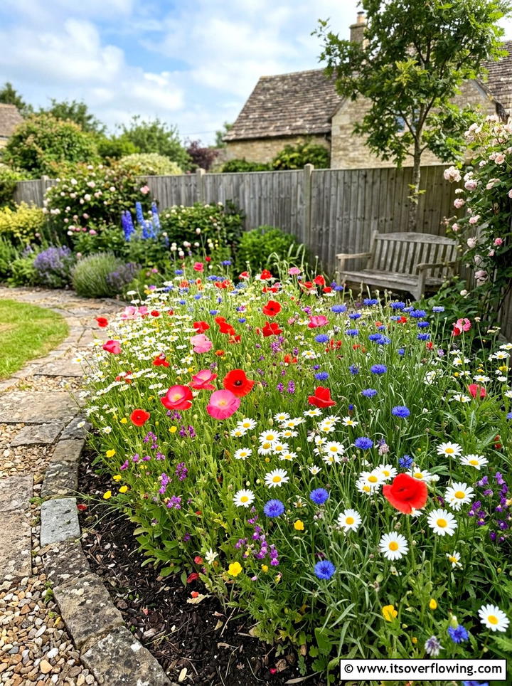 Wildflower Seed Patch - 25 small garden ideas for quick makeover