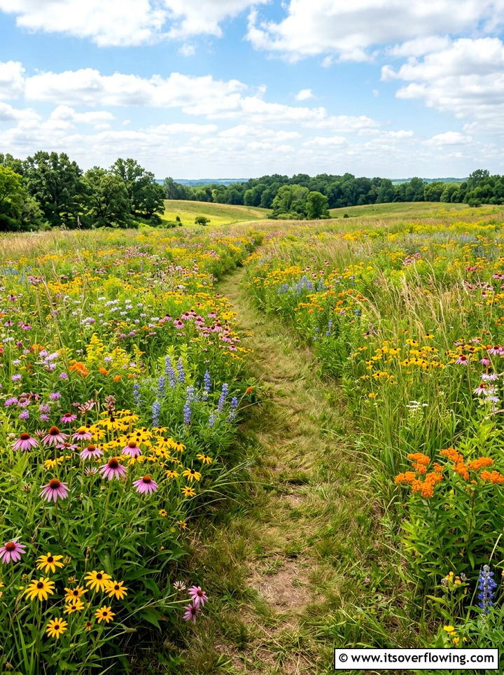 Wildflower meadow - 25 garden ideas for birds