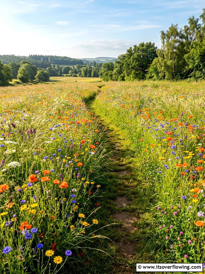 Wildflower meadow - 25 garden ideas for cottage homes