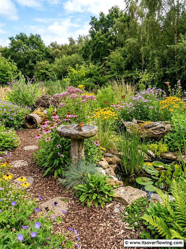 Wildlife Rain Garden - 25 creative garden ideas with rain gardens